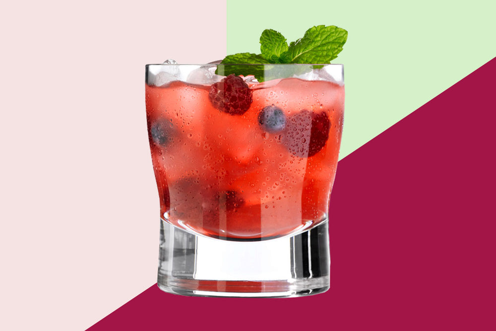 Photo of cocktail; alcohol and strength training