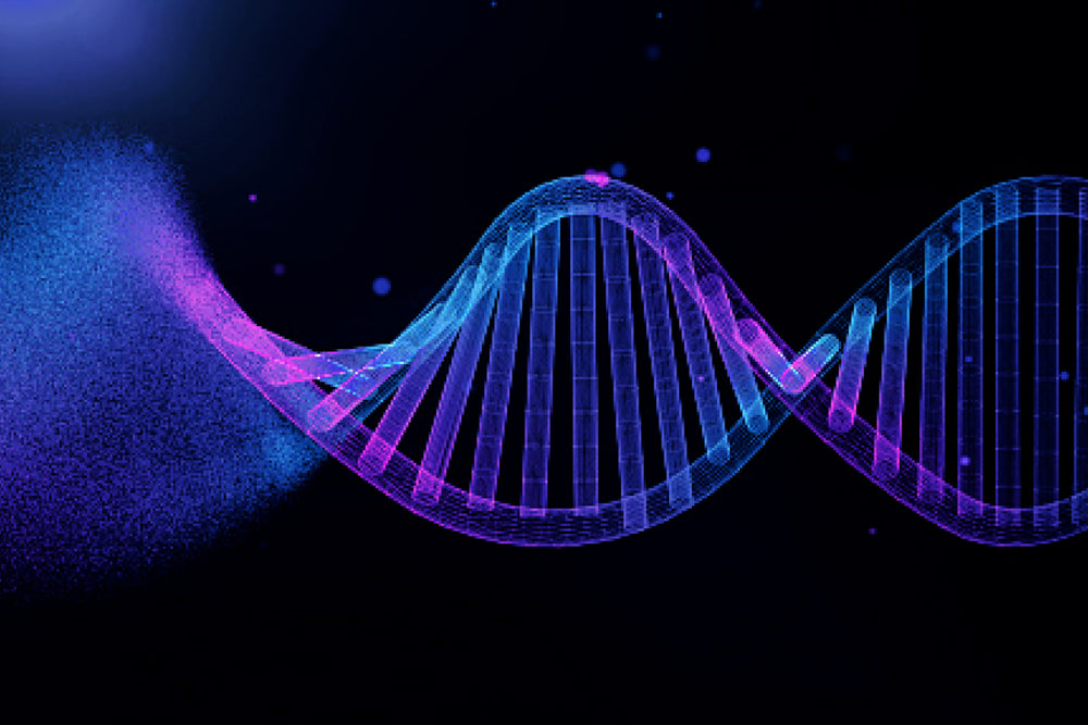 Image showing graphic of DNA chain