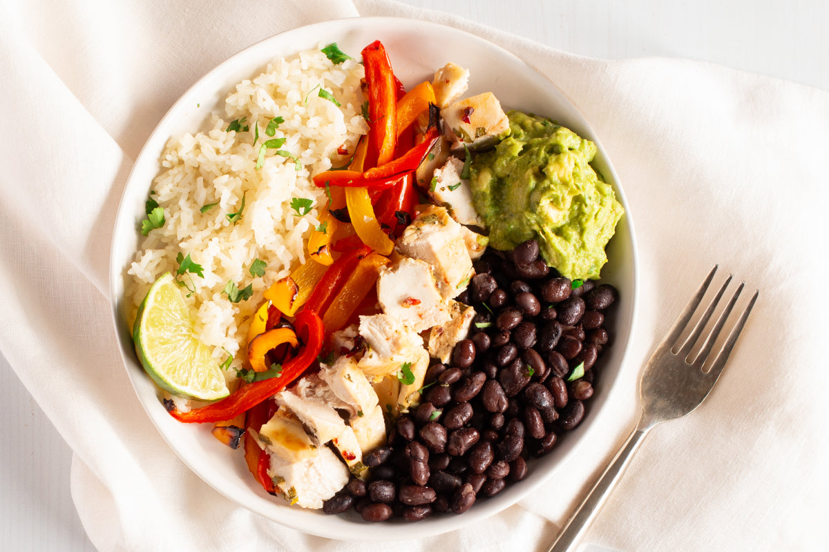 Make Protein-Packed Chipotle-Lime Chicken Fajita Bowls