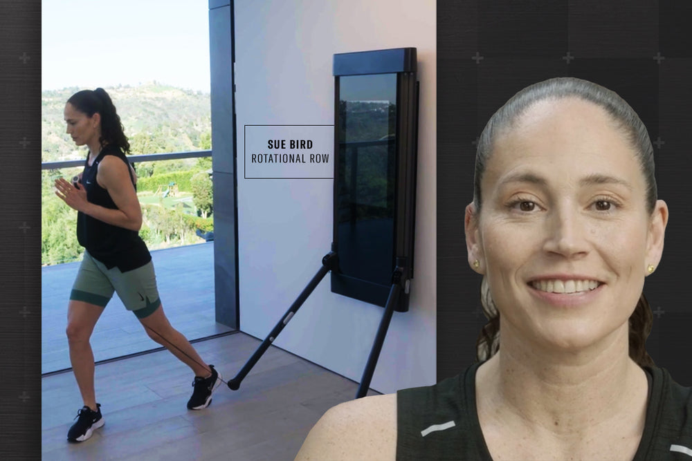 Sue Bird doing a rotational row on Tonal