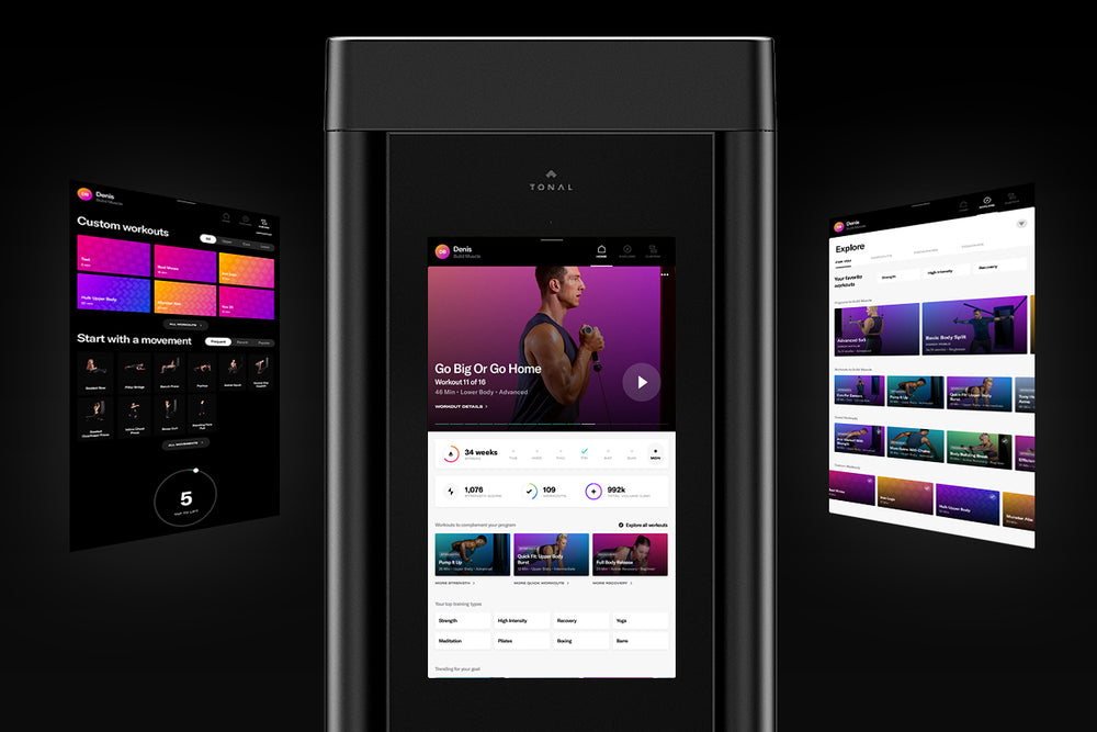 tonal screens with different windows