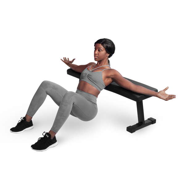 elevated bodyweight glute bridge
