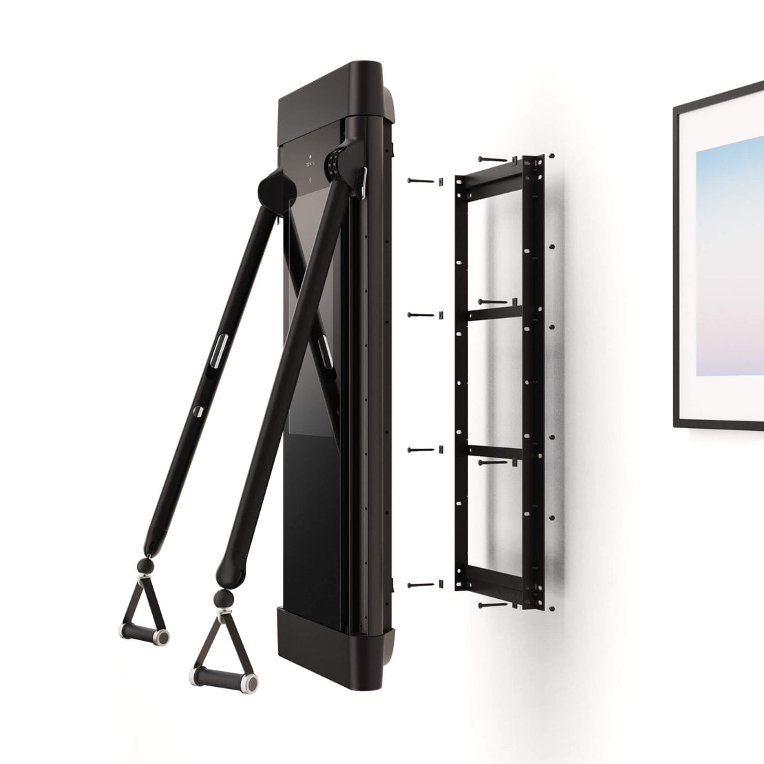 Wall mounting bracket visualization