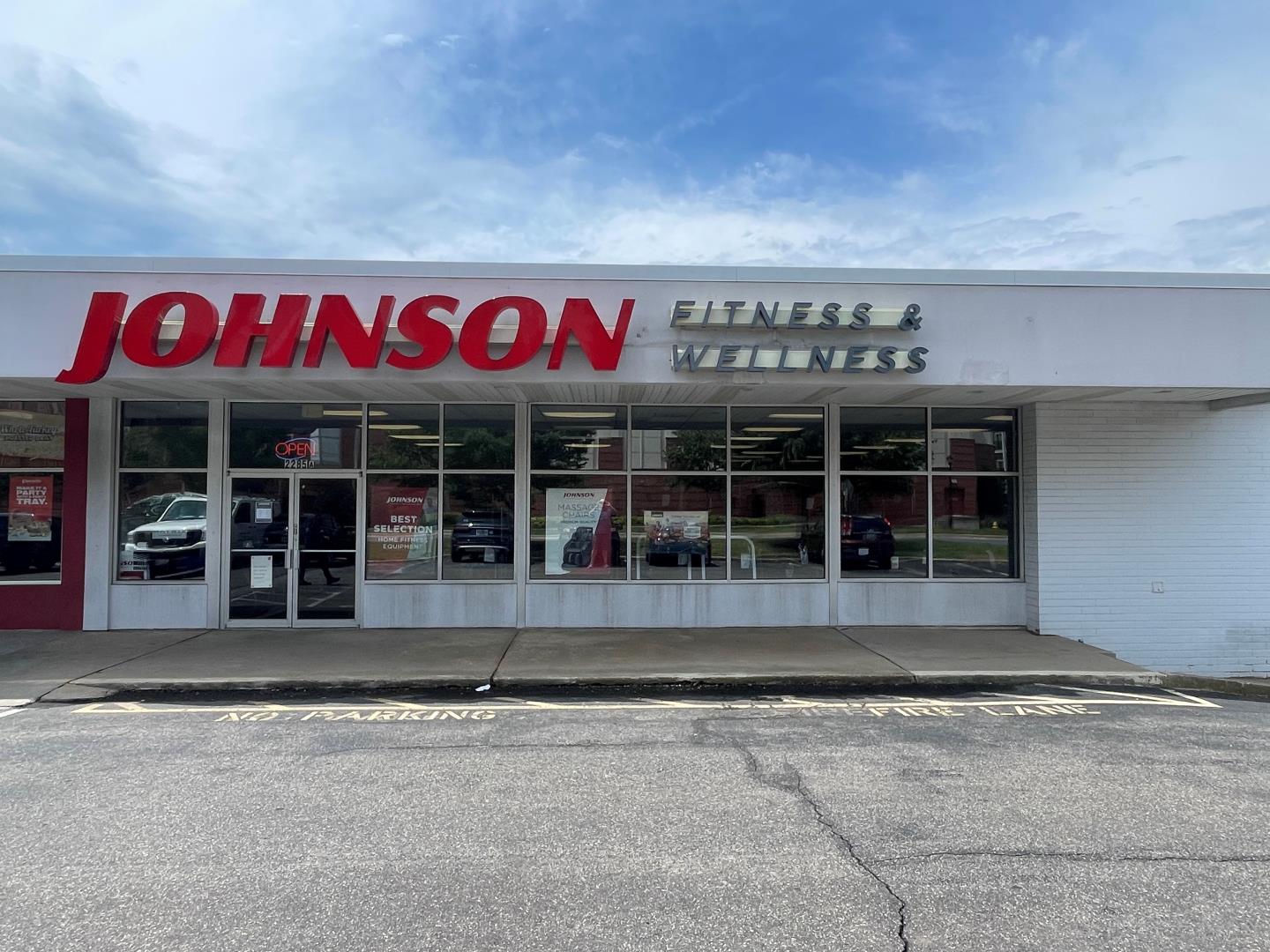 Johnson Fitness storefront