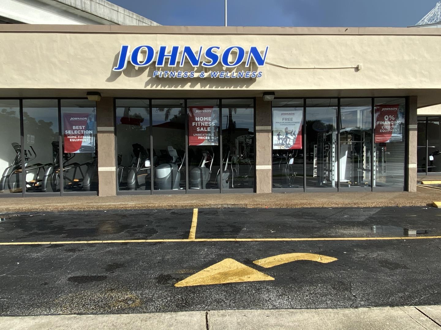 Johnson Fitness storefront