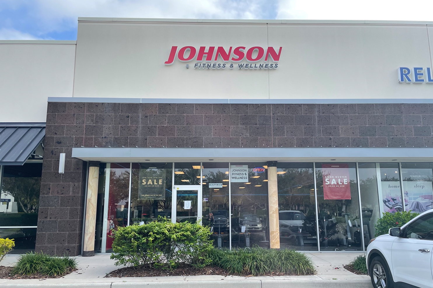 Johnson Fitness storefront