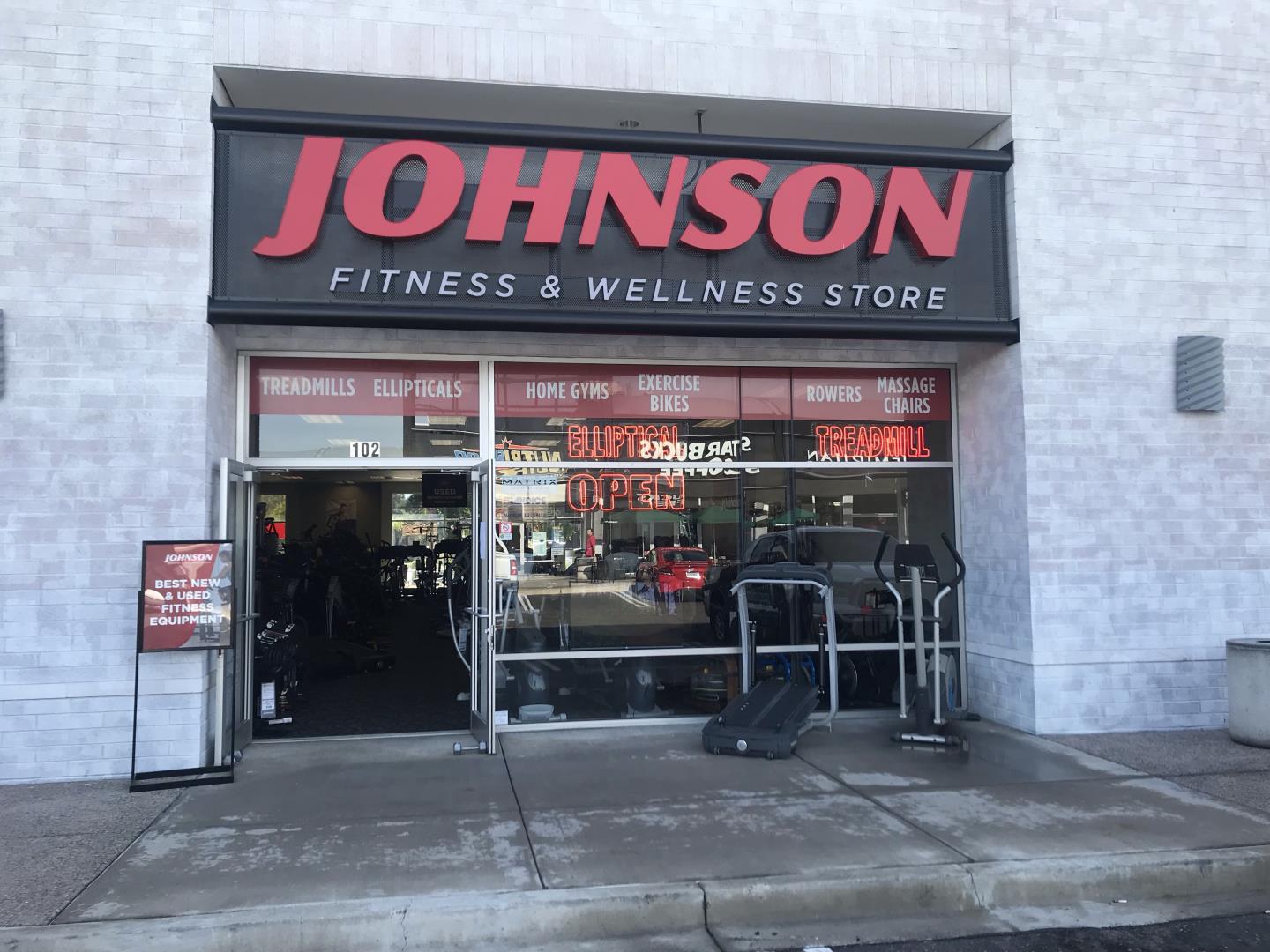 Johnson Fitness storefront