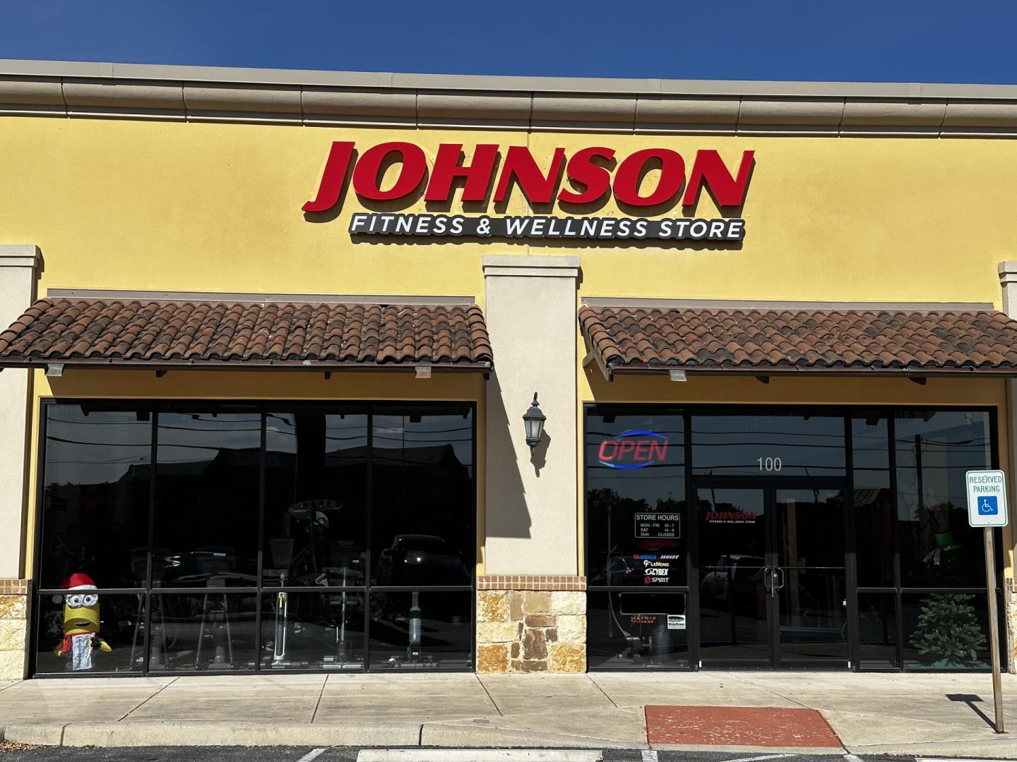 Johnson Fitness storefront in San Antonio TX