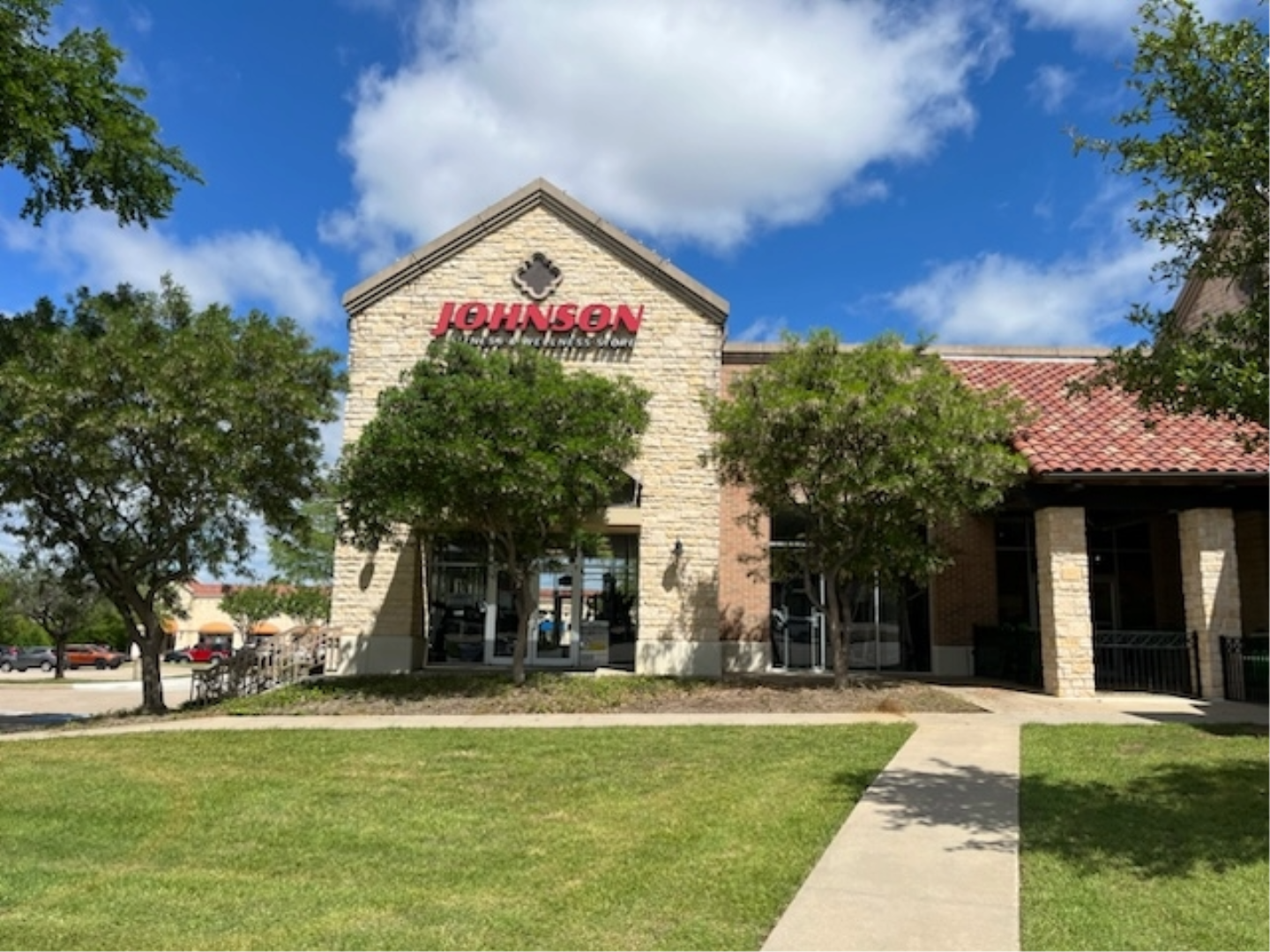 Johnson Fitness storefront in Southlake TX