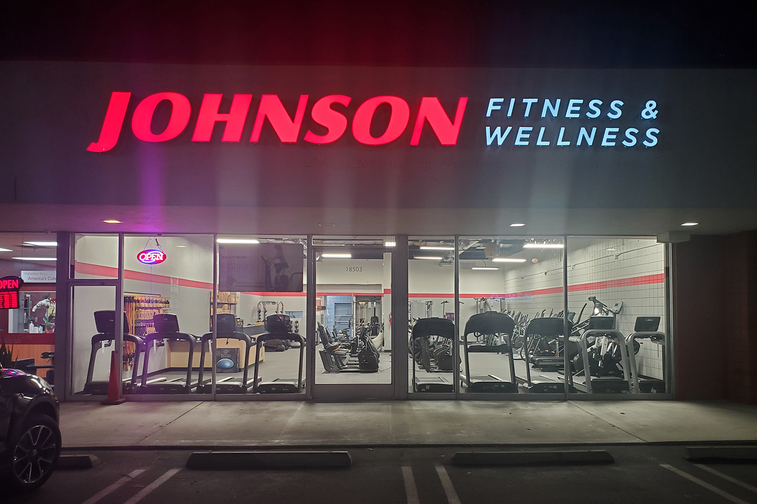 Johnson Fitness storefront