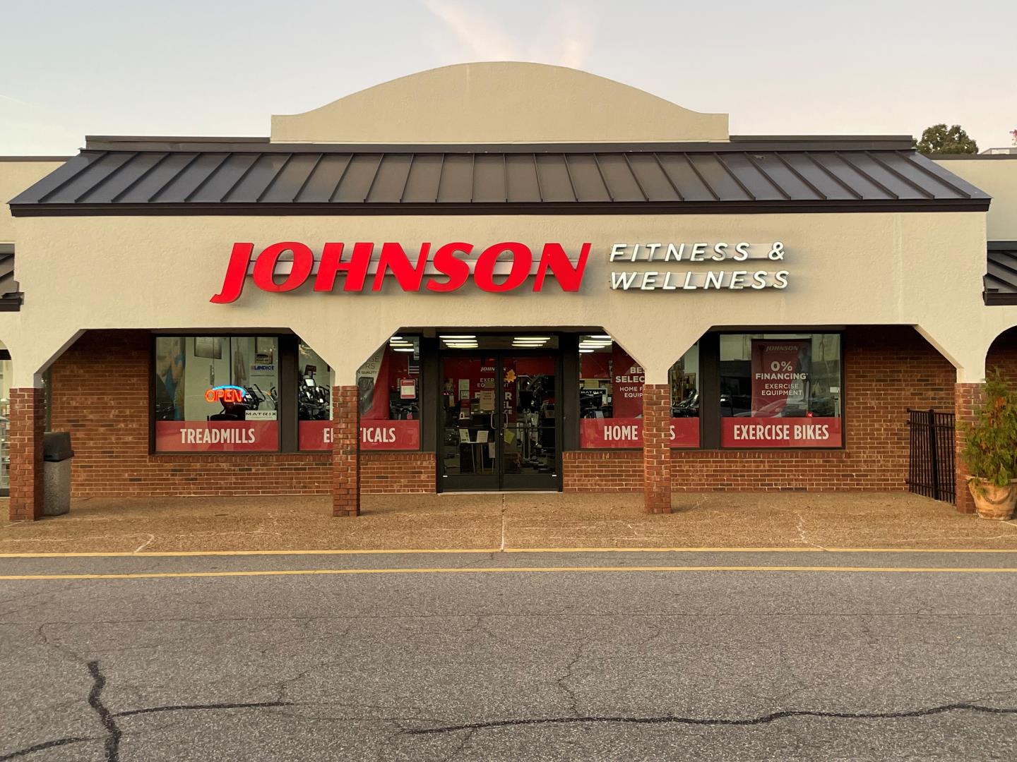 Johnson Fitness storefront in Virginia Beach VA