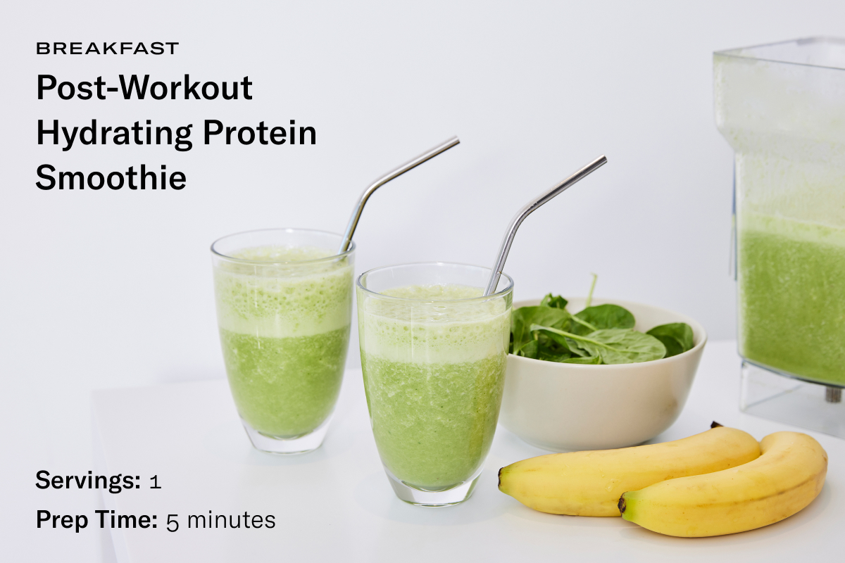 Post-Workout Hydrating Protein Smoothie | Protein Smoothie Recipe