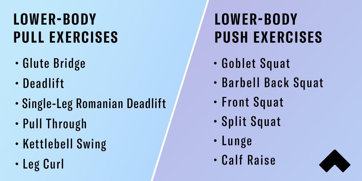 Advanced push pull discount workout