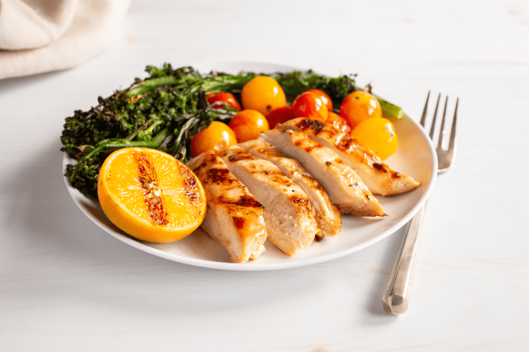 High-Protein, Low-Calorie Apple-Stuffed Chicken