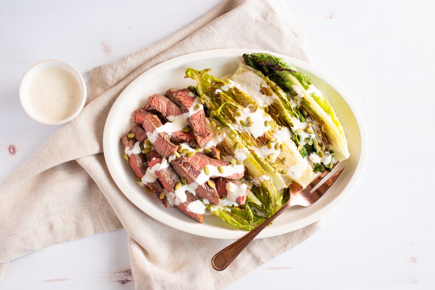 Grilled Steak Caesar Salad