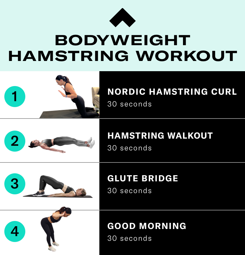 At Home HAMSTRING WORKOUT to Strengthen, Tone & Shape The Back of Your  Thighs!