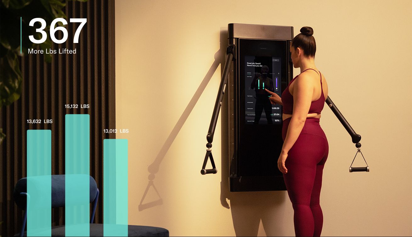 Tonal intelligent 2024 fitness system