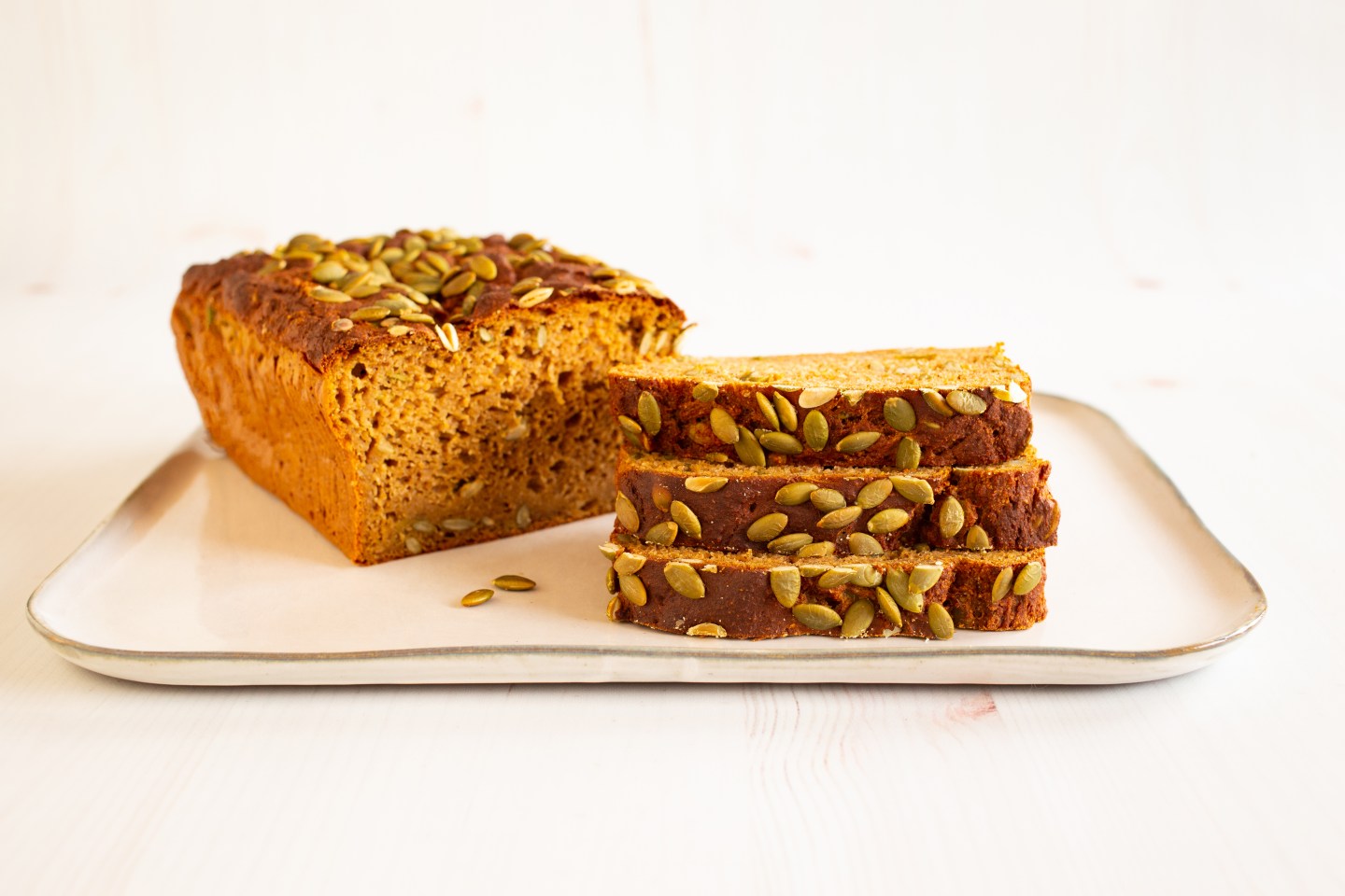 high-protein pumpkin bread