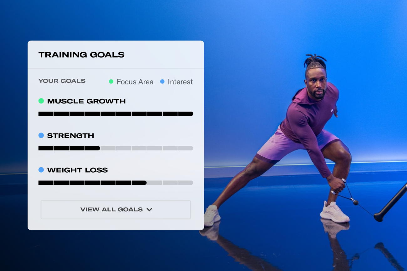 See enhanced workout details on every Tonal workout to ensure it aligns with your Training Goals.